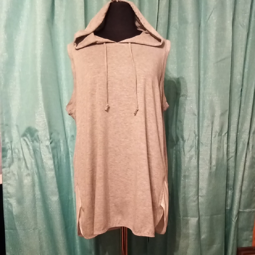 Avia Gray Sleeveless Hoodie